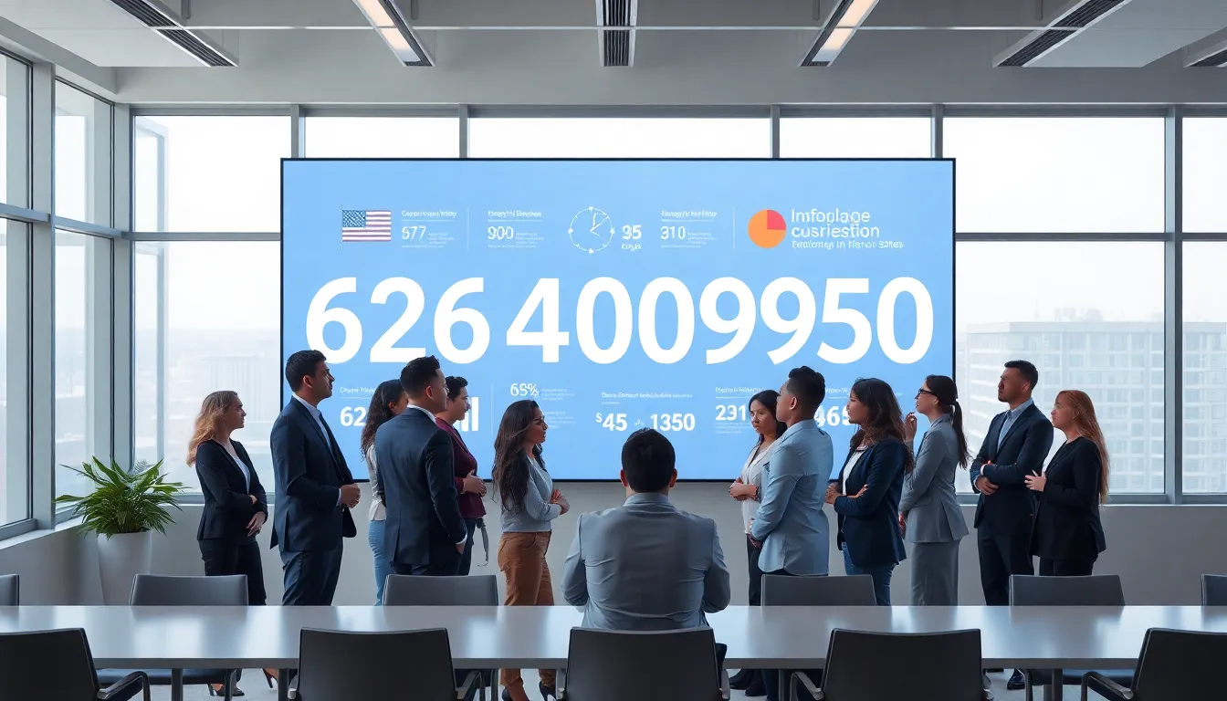 diverse professionals discussing the significance of the number 6262403950.